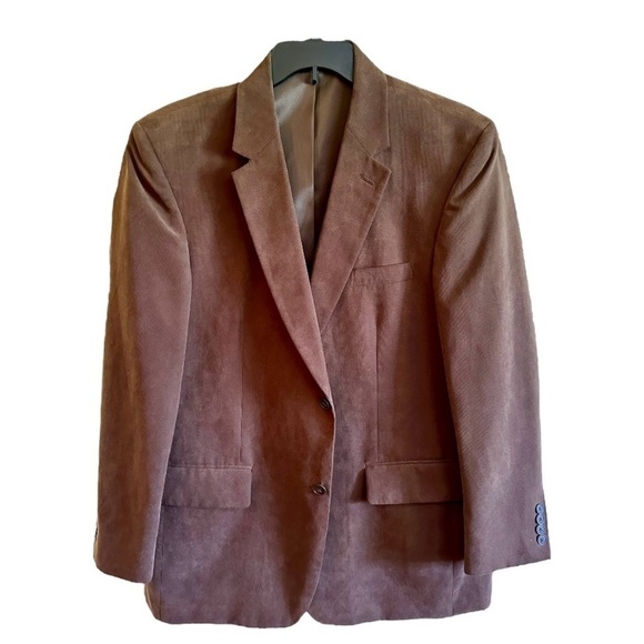 VIA EUROPA, FROM MACYS, DARK BROWN SPORT COAT. SIZE 44R - Picture 10 of 10